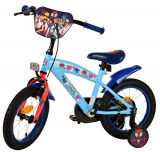 Bicicleta pentru baieti Spidey, 14 inch, culoare albastru, frana de mana fata si PB Cod:21532-SACB