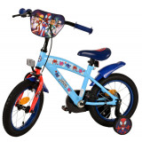 Bicicleta pentru baieti Spidey, 14 inch, culoare albastru, frana de mana fata si PB Cod:21532-SACB