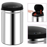 Cos de gunoi automat cu senzor, 40 L, otel inoxidabil