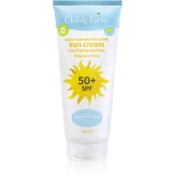 Childs Farm Suncare Sun Cream cremă pentru plaja SPF 50+ fără parfum 200 ml