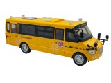 Autobuz Scolar Die-Cast Metal &amp; Plastic, Lumini+Sunete, Baieti 3+, Depox/Ideallstore/Luna, Multicolor