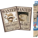Set 2 Postere Chibi One Piece - 52x38 - Wanted Luffy &amp; Zoro, GB Eye