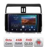 Navigatie Toyota Prado J150 2018- B-1065 Android Ecran QLED octa core 4+64 carplay android auto KIT-1065+EDT-E310V3 CarStore Technology