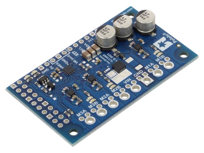 Controler motor DC I2C 3 canale