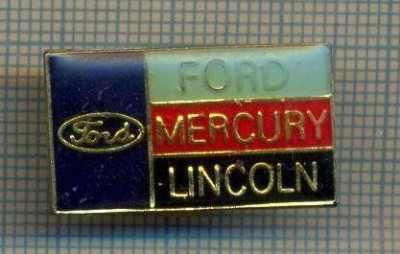 Y 08 INSIGNA - AUTOMOBILISTICA -FORD, MERCURY, LINCOLN -PENTRU COLECTIONARI foto