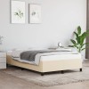 VidaXL Cadru de pat fără saltea cremă 120x190 cm țesătură 3269636