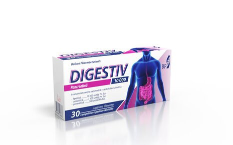 Digestiv comp. gastrorezistente 10 000 UI N30