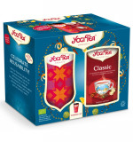 Pachet cadou, Cana termos specială 350 ml +1 Ceai bio Classic 17 pliculete 37.4g, Editie Limitata, Yogi Tea