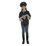 Costum pilot cu accesorii pentru copii 3-5 ani 110 - 120 cm, Kidmania