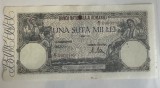 100.000 lei August 1945 Xf-Aunc Rara!