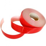 Cumpara ieftin Banda reflectorizanta rosie tip fagure 10cm X 25m