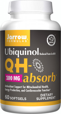Supliment alimentar Jarrow Formulas Ubiquinol QH-absorb 100 mg, 60 capsule foto