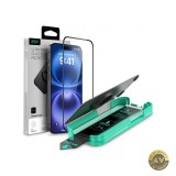 Folie de protectie Ecran ESR Armorite pentru Apple iPhone 16 Pro Sticla Securizata Full Glue Neagra