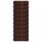 Prosoape pentru oaspeti 10 buc maro 360 g/m&sup2; 100% bumbac