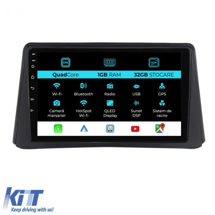 Navigatie Dedicata Opel Mokka (2012 - 2016) 9 Inch, 1Gb Ram, 32Gb stocare, Carplay Performance AutoTuning