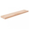 Polita Lemn Masiv Stejar 100x20x4 cm Netratat Raft Depozitare Inlocuire Ideala