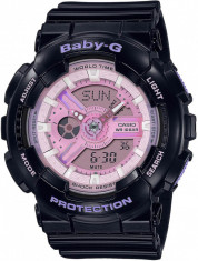 Ceas Sport Dama Casio G-SHOCK Baby g Black&amp;amp;Pink -copil-NEGRU -CALITATEA 1 foto