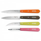 Opinel Set 4 Cutite Bucatarie Colorate 001452