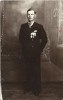 P2125N Veteran rom&acirc;n din Primul Război Mondial cu Serviciul Credincios, Crucea comemorativă a războiului 1916-1918 și panglica Bărbăție și Credință
