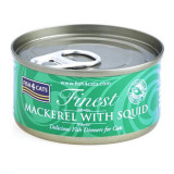 Fish4cats Finest Mackerel &amp;amp; Squid 70 g