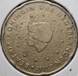 Moneda 20 euro cents 2001 Olanda, Europa