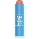 Rimmel Kind &amp; Free machiaj multifuncțional pentru ochi, buze și față culoare 002 Peachy Cheeks 5 g