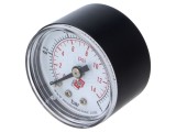 Manometru PNEUMAT 0-1 bar 40mm pentru lichide neagresive și gaze inerte plastic