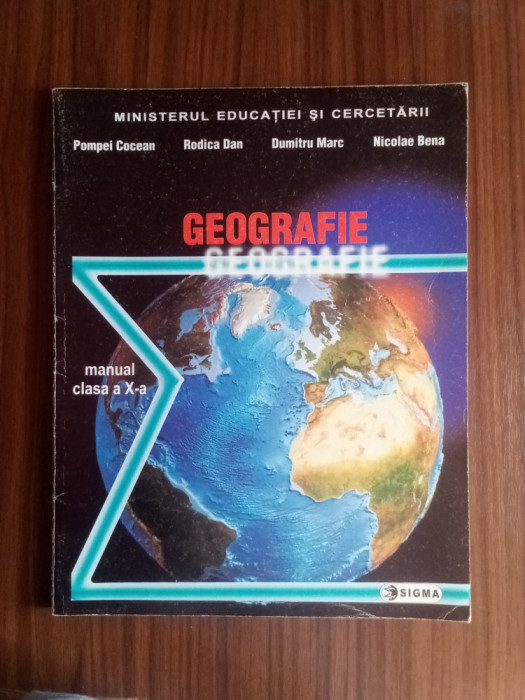 Geografie-manual pentru clasa a X a - Pompei Cocean