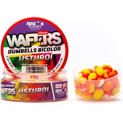 Wafters Senzor Planet Dumbells Bicolor, Usturoi, 10mm, 30g foto