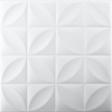 Tavan fals decorativ, polistiren extrudat, 0819, modern, alb, 50 x 50 x 0.4 cm