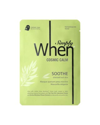 Masca Coreana Faciala Calmanta si Purifianta pentru Ten Sensibil Cosmic Calm 23 mililitri When foto