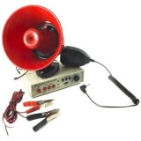 Portavoce auto megafon, Putere 25 W, Prindere Magnetica, conectare USB cu funcție inregistrare microfon si redare, Slot SD Card