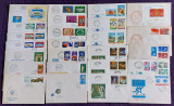 1951-1980 FDC Romania - Lot 80 plicuri prima zi, 50% din cota, Romania de la 1950