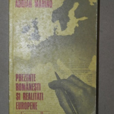 PREZENTE ROMANESTI SI REALITATI EUROPENE-ADRIAN MARINO 1978