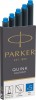Cartuse cerneala Parker albastru lavabil