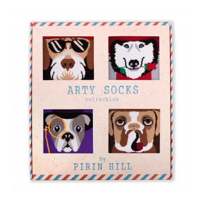 Șosete Pirin Hill Arty Socks Set 4 perechi Multi - Dogs foto