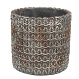 Cumpara ieftin Ghiveci flori piatra gri 11x12 cm