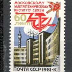 U.R.S.S.1981 60 ani Institutul Electrotehnic Moscova MU.694