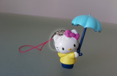 Figurina Hello Kitty cu umbrela, 4,5 cm foto