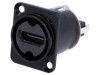 Adaptor HDMI Dublu Ecranat Aurit - Negru, Neutrik