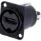 Adaptor HDMI Dublu Ecranat Aurit - Negru