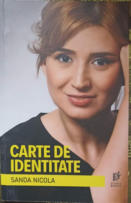 CARTE DE IDENTITATE-SANDA NICOLA foto