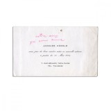 Jacques H&eacute;rold, scrisoare, 1974, cu o &icirc;nsemnare olografă