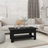 VidaXL Măsuță de cafea, negru, 102x55x42 cm, lemn prelucrat 810254
