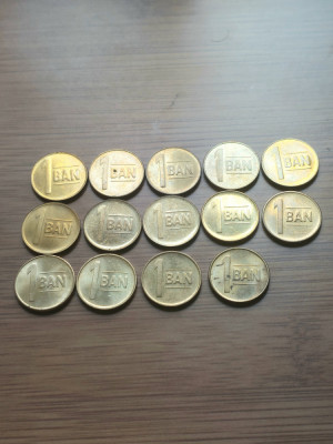 Set Monede 1ban 2005-2019 -Luciu de batere foto