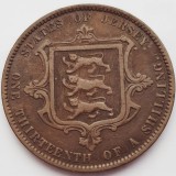2573 Jersey &sup1;&frasl;₁₃ Shilling 1870 Victoria km 5