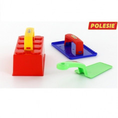 Accesorii zidar pentru nisip, set 3 piese, Polesie foto