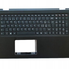 Carcasa superioara cu tastatura palmrest Laptop, Lenovo, Yoga 500-15ISK Type 80R6, 5CB0J34082, fara iluminare, layout SW (Elvetia)