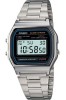 Ceas Casio A158WA-1DF Iconic Vintage Unisex, Digital, Curea Inox, Argintiu