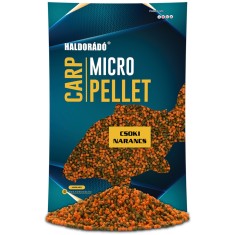 Haldorado - Carp Micro Pelete 600g, 3mm - Ciocolata + Portocale